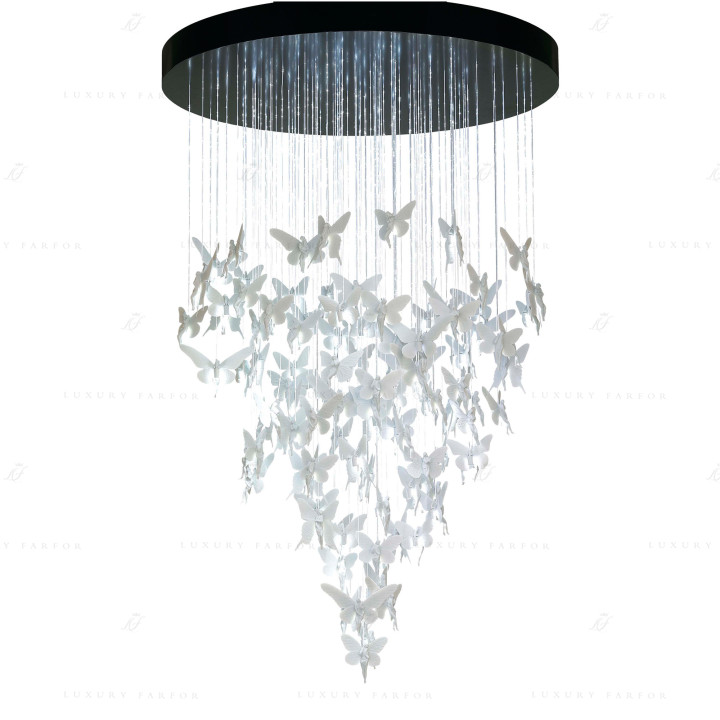 Люстра (белый) 185 х 110см коллекции Recyclos By Bodo - Niagara бренда Lladro
