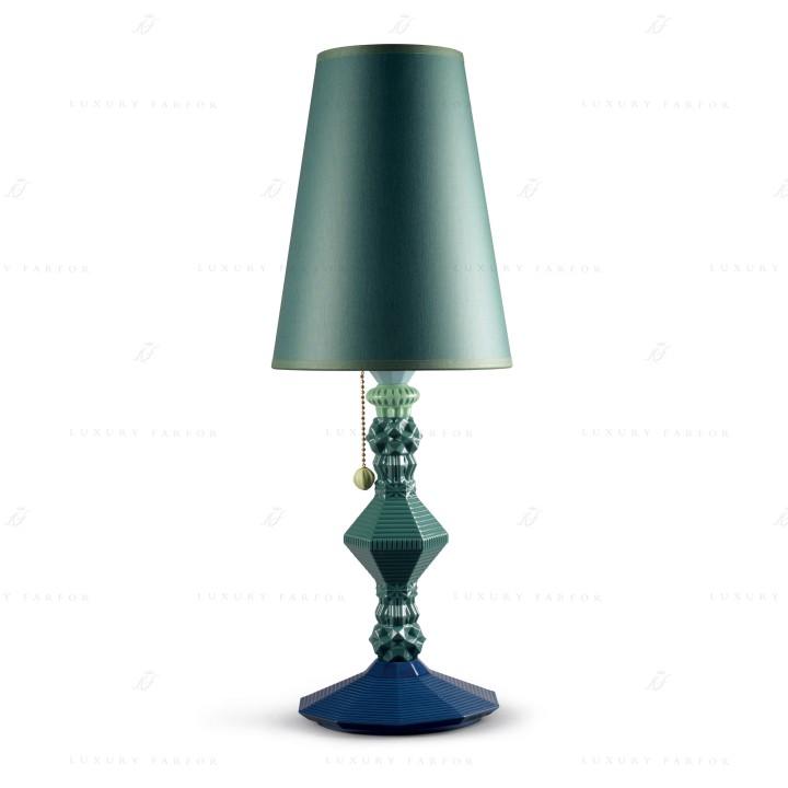 Лампа настольная (зеленый / синий) 57 х 20см коллекции Belle de Nuit бренда Lladro