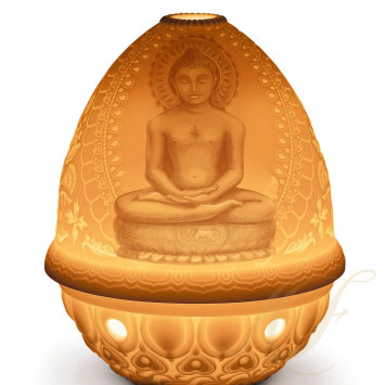 Подсвечник-литофан с перезаряжаемой светодиодной лампой 