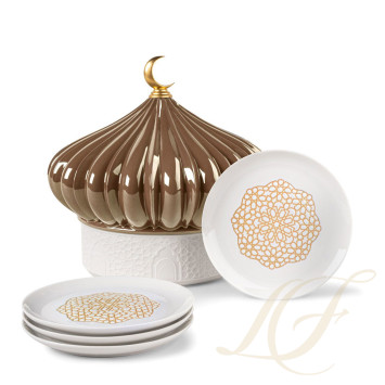 Набор тарелок 23 х 24см коллекции Majestic Nights бренда Lladro