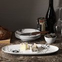Тарелка десертная 19см коллекции Black Fluted Mega 