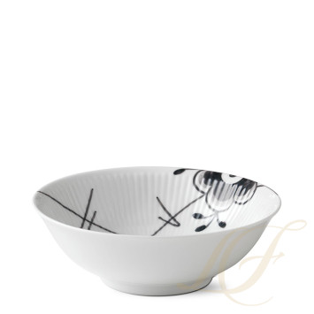 Чаша для мюсли 0,35л коллекции Black Fluted Mega бренда Royal Copenhagen