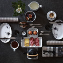 Блюдо овальное 23х15см коллекции Black Fluted Mega бренда Royal Copenhagen