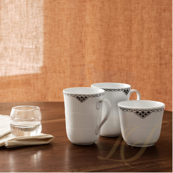 Кружка 0,33л, 2шт. коллекции Black Lace бренда Royal Copenhagen