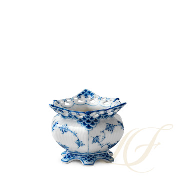 Сахарница 0,14л коллекции Blue Fluted Full Lace бренда Royal Copenhagen