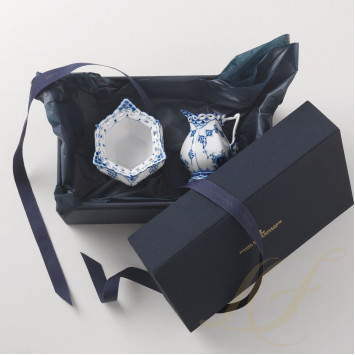 Сахарница 0,14л коллекции Blue Fluted Full Lace бренда Royal Copenhagen