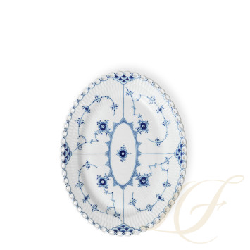 Блюдо овальное 25см коллекции Blue Fluted Full Lace бренда Royal Copenhagen
