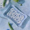 Чаша прямоугольная 23,5х16см коллекции Blue Fluted Full Lace бренда Royal Copenhagen