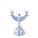 Канделябр на 2 свечи 25,5см коллекции Blue Fluted Full Lace бренда Royal Copenhagen