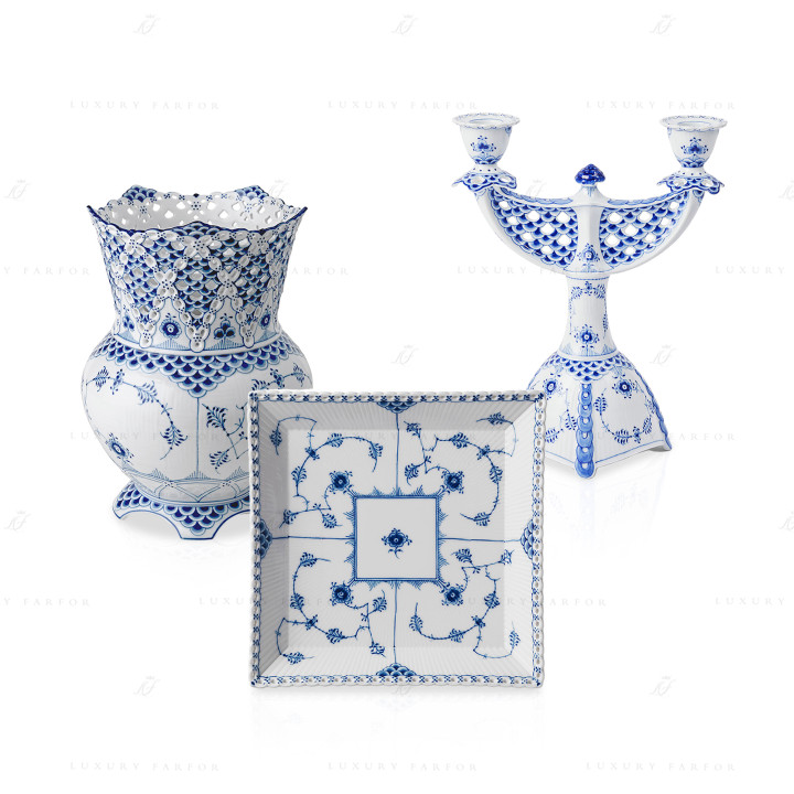 Коллекция Blue Fluted Full Lace бренда Royal Copenhagen