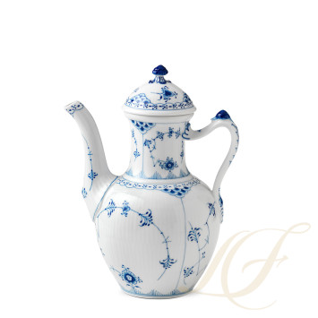 Кофейник 1л коллекции Blue Fluted Half Lace бренда Royal Copenhagen