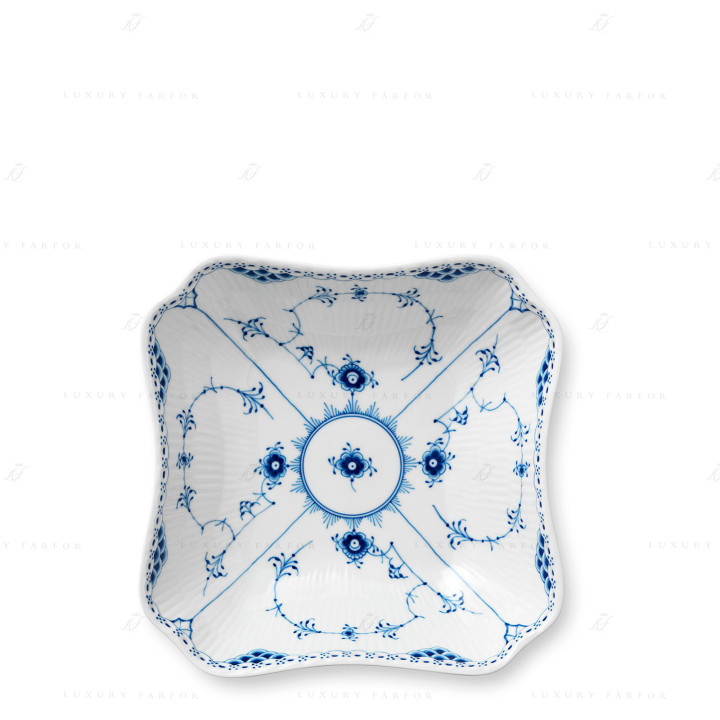 Салатник 20,5см коллекции Blue Fluted Half Lace бренда Royal Copenhagen