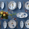 Блюдо овальное 24х12см коллекции Blue Fluted Half Lace бренда Royal Copenhagen
