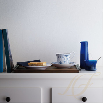 Чашка с блюдцем 0,24л коллекции Blue Fluted Half Lace бренда Royal Copenhagen