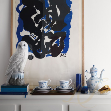 Чашка с блюдцем 0,24л коллекции Blue Fluted Half Lace бренда Royal Copenhagen