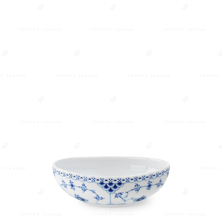 Чаша овальная 0,37л коллекции Blue Fluted Half Lace бренда Royal Copenhagen