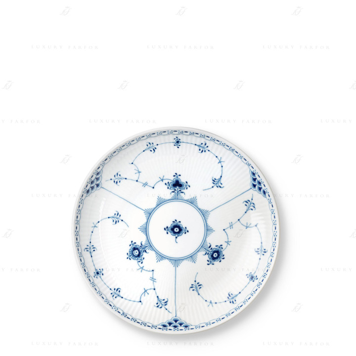 Чаша 20см коллекции Blue Fluted Half Lace бренда Royal Copenhagen