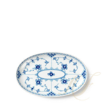 Блюдо овальное 23х15см коллекции Blue Fluted Half Lace бренда Royal Copenhagen