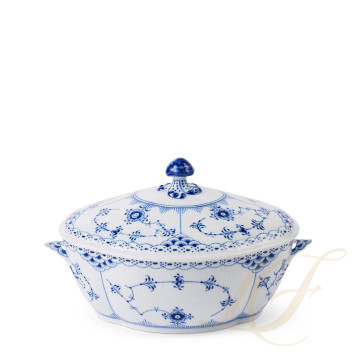 Супница 0,59л коллекции Blue Fluted Half Lace бренда Royal Copenhagen