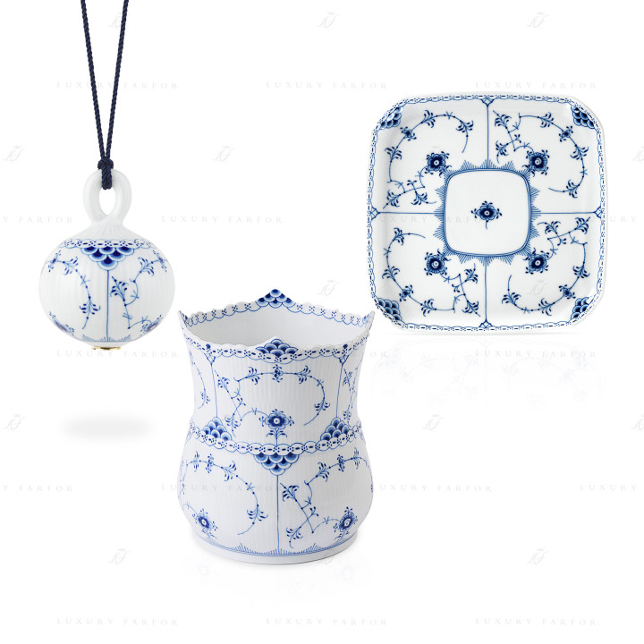 Коллекция Blue Fluted Half Lace бренда Royal Copenhagen