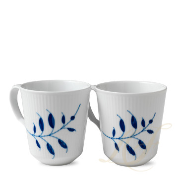 Кружка 0,37л, 2шт. коллекции Blue Fluted Mega бренда Royal Copenhagen