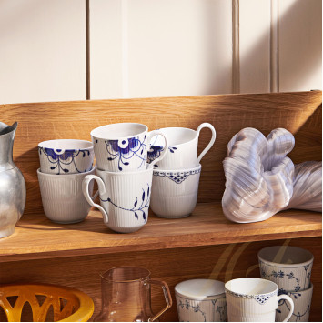 Кружка 0,37л, 2шт. коллекции Blue Fluted Mega бренда Royal Copenhagen