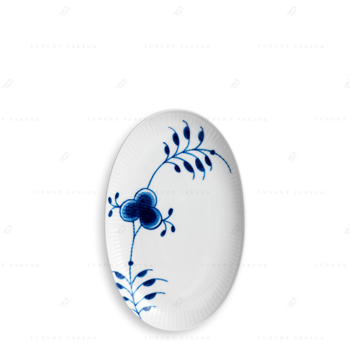Блюдо овальное 23х15см коллекции Blue Fluted Mega бренда Royal Copenhagen