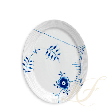 Блюдо овальное 34см коллекции Blue Fluted Mega бренда Royal Copenhagen