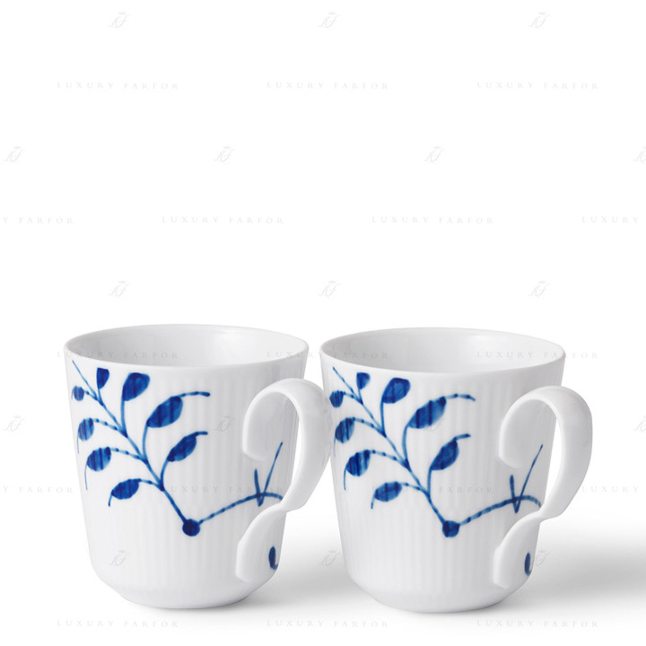 Кружка 0,28л, 2шт. коллекции Blue Fluted Mega бренда Royal Copenhagen