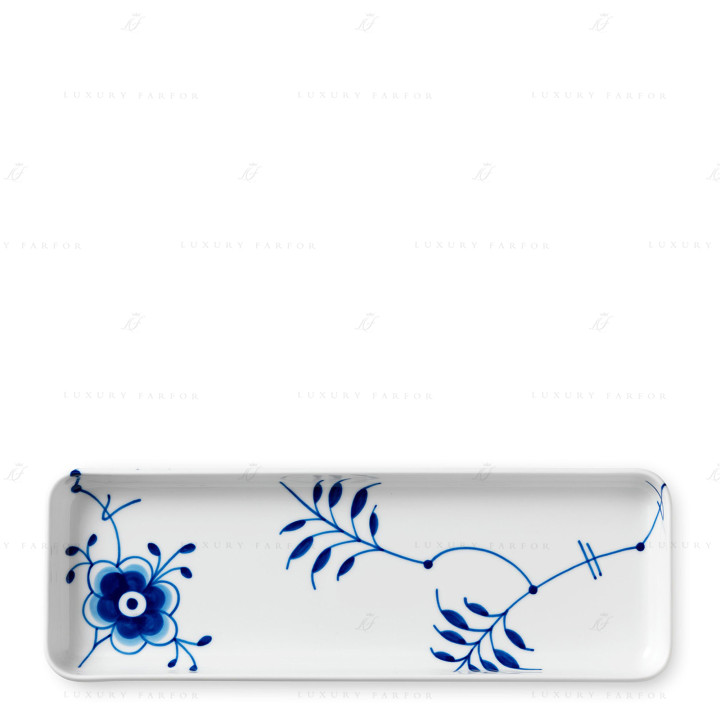 Блюдо прямоугольное 36х12см коллекции Blue Fluted Mega бренда Royal Copenhagen