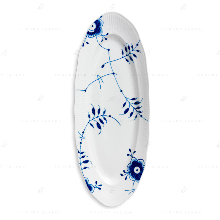 Блюдо для рыбы 60х24см коллекции Blue Fluted Mega бренда Royal Copenhagen