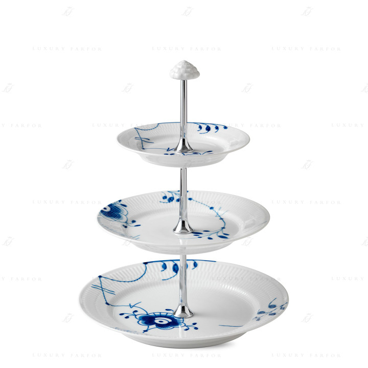 Этажерка 35см коллекции Blue Fluted Mega бренда Royal Copenhagen