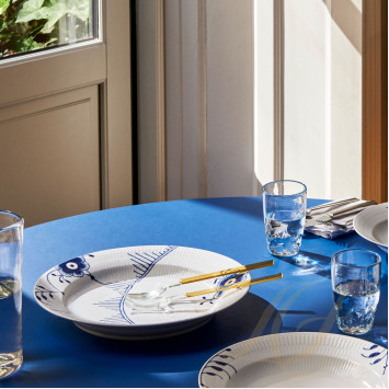 Блюдо круглое 33см коллекции Blue Fluted Mega бренда Royal Copenhagen
