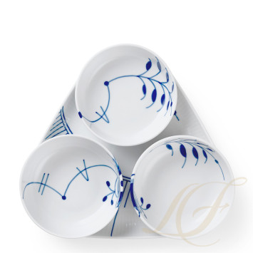 Набор из 4 предметов коллекции Blue Fluted Mega бренда Royal Copenhagen