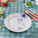 Тарелка главная 25см коллекции Blue Fluted Mega 