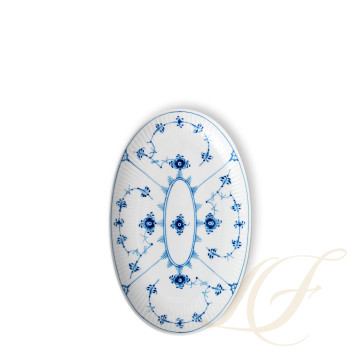 Блюдо овальное 23х15см коллекции Blue Fluted Plain бренда Royal Copenhagen