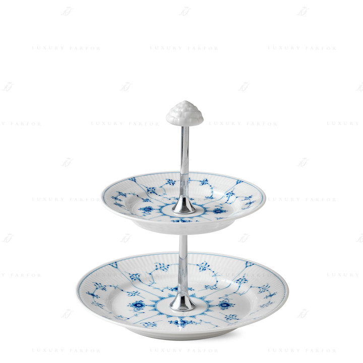 Этажерка 24см коллекции Blue Fluted Plain бренда Royal Copenhagen