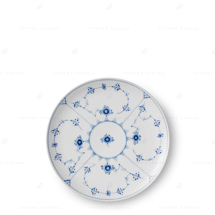 Тарелка закусочная 19см коллекции Blue Fluted Plain бренда Royal Copenhagen