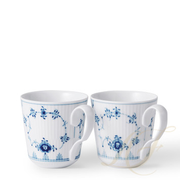 Кружка 0,28л, 2шт. коллекции Blue Fluted Plain бренда Royal Copenhagen