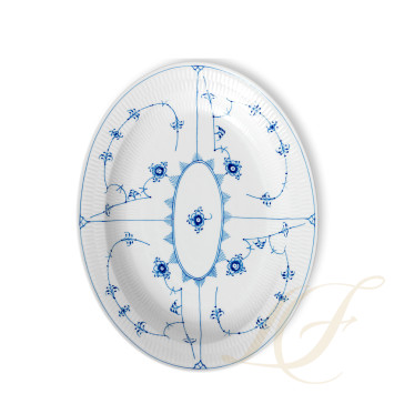 Блюдо овальное 36см коллекции Blue Fluted Plain бренда Royal Copenhagen