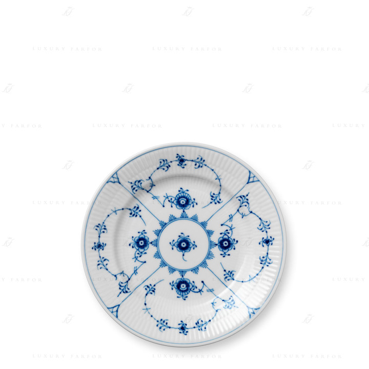 Тарелка десертная 17см коллекции Blue Fluted Plain бренда Royal Copenhagen