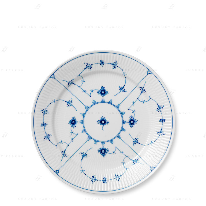 Тарелка главная 27см коллекции Blue Fluted Plain бренда Royal Copenhagen