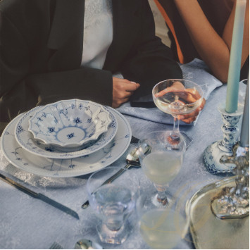 Тарелка главная 27см коллекции Blue Fluted Plain бренда Royal Copenhagen