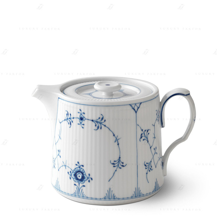 Чайник 0,75л коллекции Blue Fluted Plain бренда Royal Copenhagen