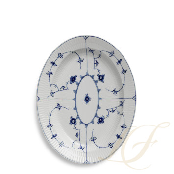 Блюдо овальное 30,5см коллекции Blue Fluted Plain бренда Royal Copenhagen