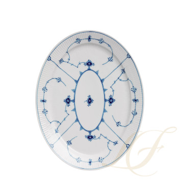 Блюдо 35см коллекции Blue Fluted Plain бренда Royal Copenhagen