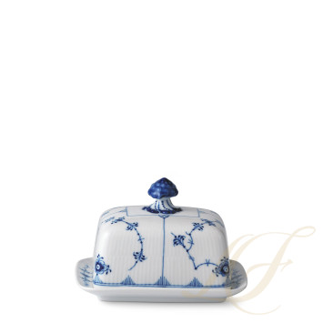 Масленка 15х12см коллекции Blue Fluted Plain бренда Royal Copenhagen
