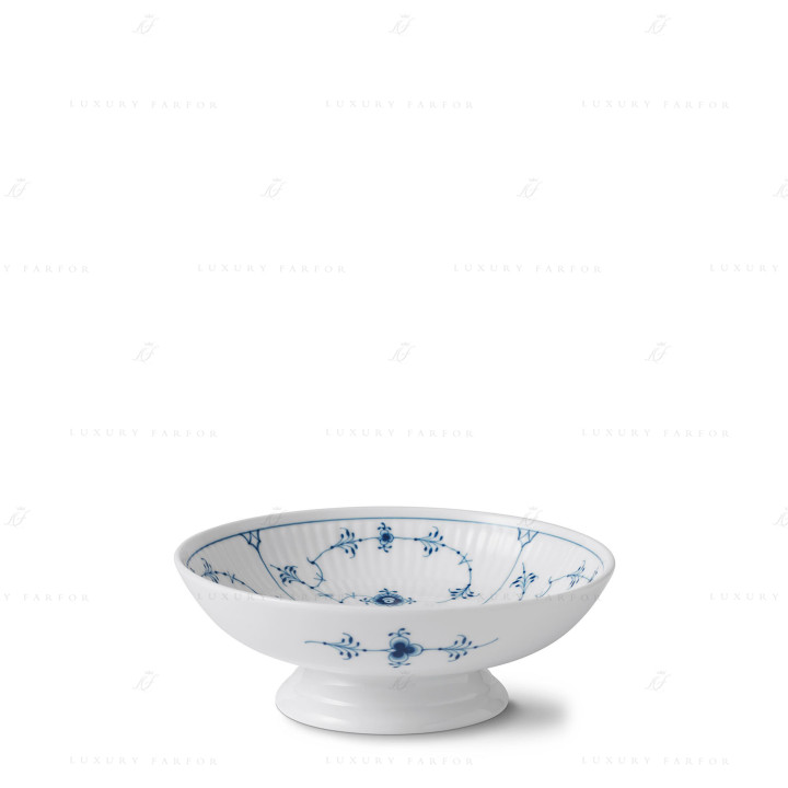 Чаша на ножке 0,42л коллекции Blue Fluted Plain бренда Royal Copenhagen