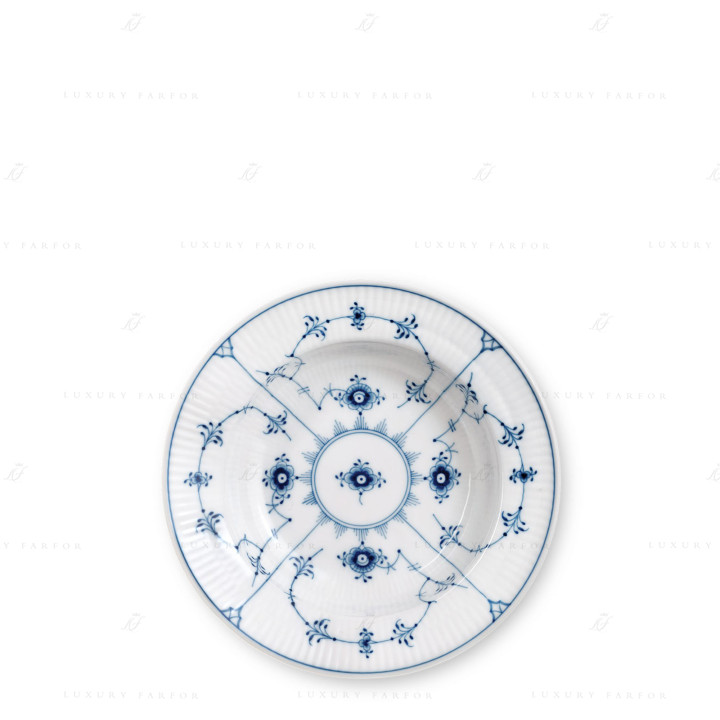 Тарелка глубокая 17см коллекции Blue Fluted Plain бренда Royal Copenhagen