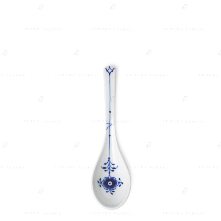 Ложка фарфоровая 15см коллекции Blue Fluted Plain бренда Royal Copenhagen